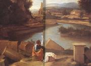 Landscape with Saint Matthew and the Angel (mk10) Poussin
